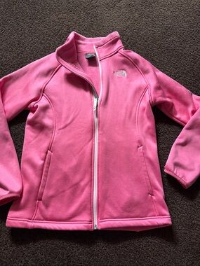 The North Face Pink Zip-Up Fleece Jacket